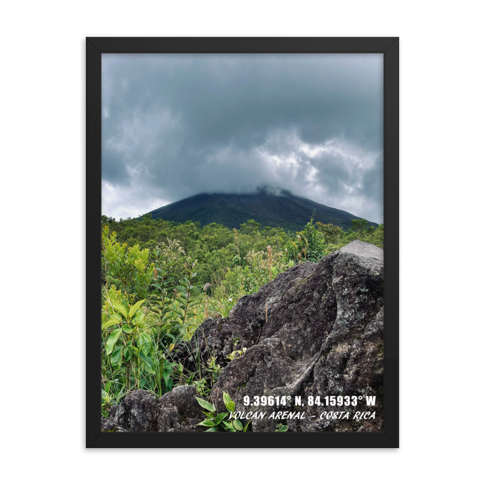 ARENAL VOLCANO FRAMED POSTER