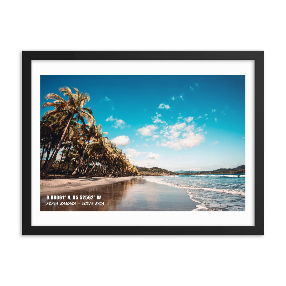 PLAYA SAMARA FRAMED POSTER