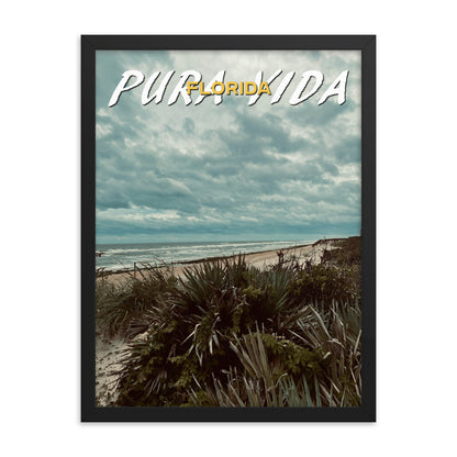 FLORDIA COAST PURA VIDA FRAMED POSTER