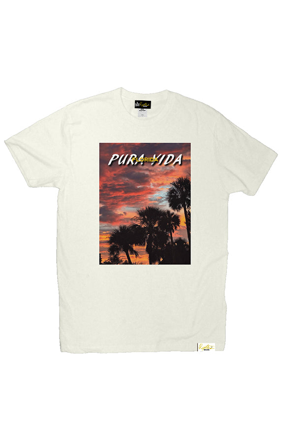 PURA VIDA FLORIDA PALMS TEE