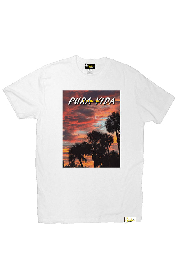 PURA VIDA FLORIDA PALMS TEE