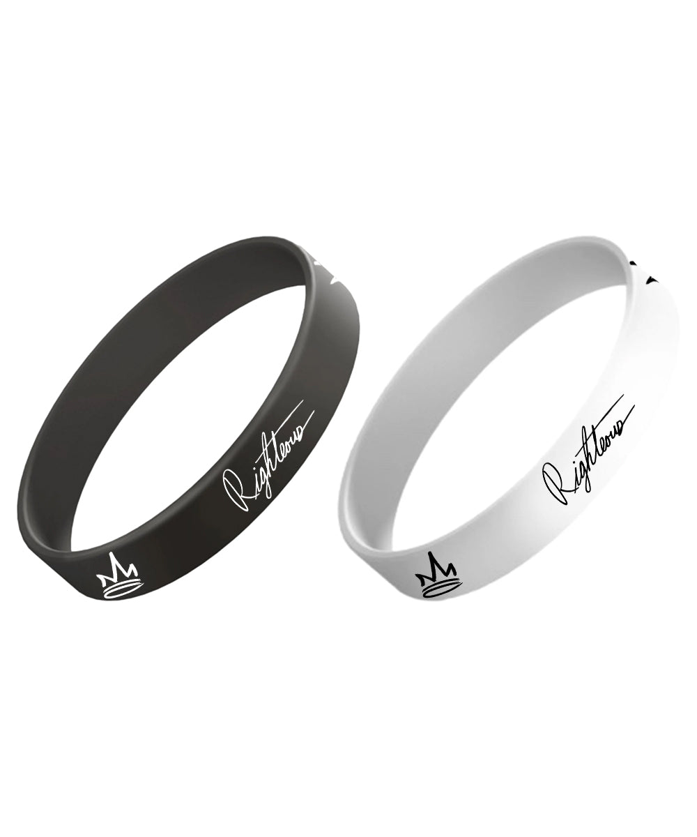 SIGNATURE SILICONE BRACELET (2-PACK)