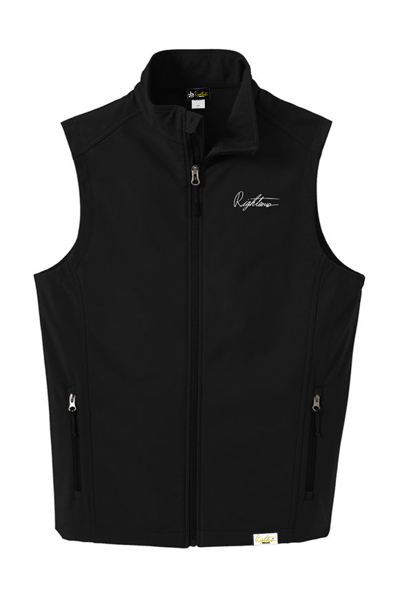SIGNATURE EMBROIDERED SOFT SHELL VEST