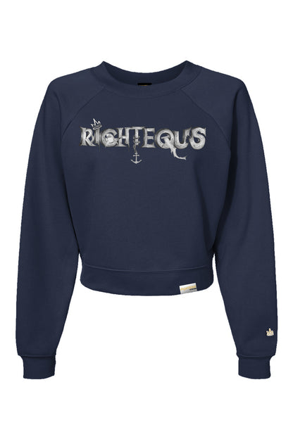 SHARK CROP CREWNECK
