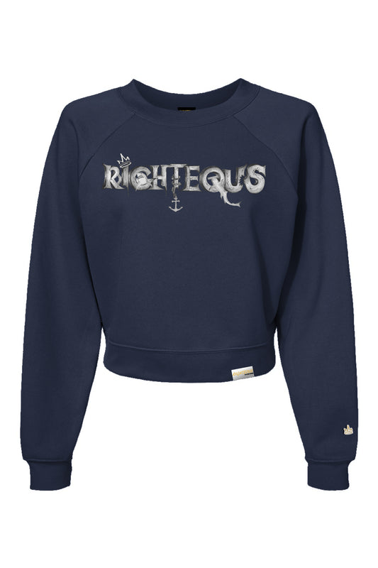 SHARK CROP CREWNECK