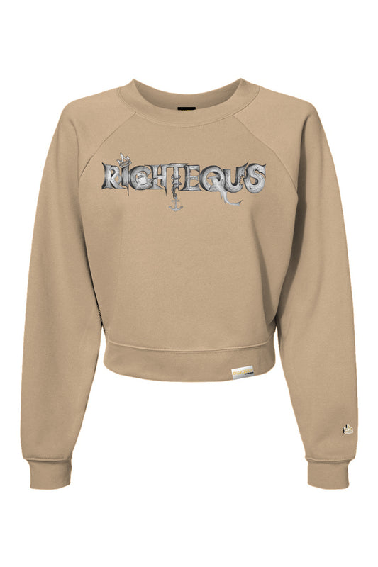 SHARK CROP CREWNECK
